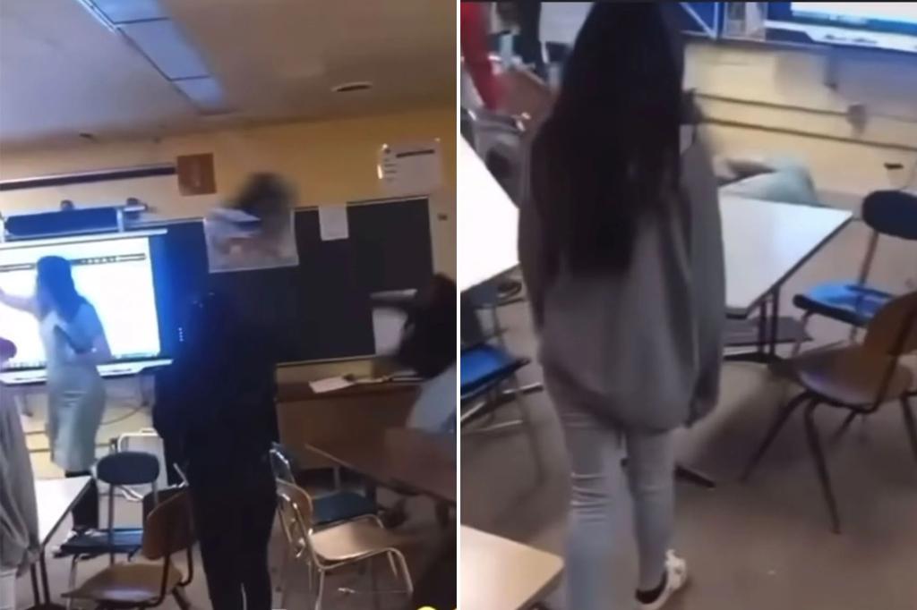Michigan teen accused of throwing chair at teacherâs head arrested, faces assault charges: report